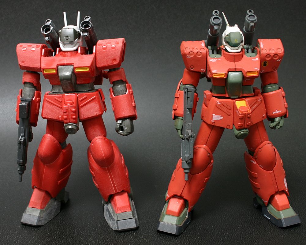 HGUC ガンキャノン量産型製作記1: GARNET VANGUARD@weblog